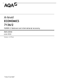 A-level ECONOMICS 7136/2 mark scheme