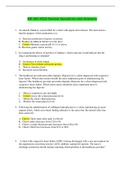 NR 305 HESI REVIEW QUESTIONS AND ANSWERS
