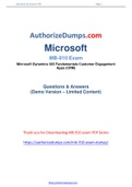 New Authentic and Reliable Microsoft MB-910 Dumps PDF with Full File