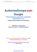 New Authentic and Reliable Google Professional-Machine-Learning-Engineer Dumps PDF with Full File