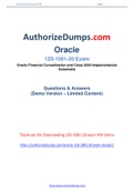New Authentic and Reliable Oracle 1Z0-1081-20 Dumps PDF with Full File