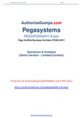 New Authentic and Reliable Pegasystems PEGAPCBA84V1 Dumps PDF with Full File