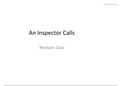 An Inspector Calls revision