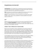 Complete samenvatting/uitwerking eindtermen Het Goede Leven & De Vrije Markt, eindexamen filosofie vwo 2021 en 2022