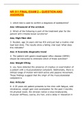 NR 511 FINAL EXAM 2 &ndash; QUESTION AND ANSWERS&period; 2021