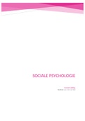 Samenvatting sociale psychologie hoofdstuk 1 tem 8