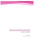 Organisatiepsychologie hoofdstuk 1, 3, 4, 7, 8, 9, 11 & 12