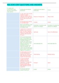 NSG 6545 EENT QUESTIONS AND ANSWERS