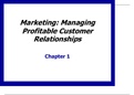 Class notes principles of marketing (MAR101)  Principles of Marketing, ISBN: 9780137006694