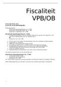 Samenvatting Belastingrecht Bachelors Masters 2020-2021 Theorieboek, ISBN: 9789463172073  Fiscaliteit VPB/OB