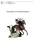 Samenvatting FYSIOLOGIE II & PATHOFYSIOLOGIE II