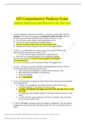  ATI Comprehensive Predictor Exams 11 versions- -Latest Update 2023