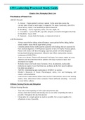Leadership Proctored study guide Recent Update