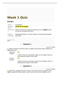 NURS 6002 Week 1 Quiz