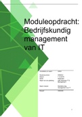 Bedrijfskundig management voor IT module opdracht