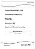 Exam (elaborations) FAC 3701 Tutorial letter 103/3/2020 General Financial Reporting Semesters 1 & 2 Department of Financial Accounting