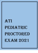 ATI Pediatric Proctored Exam 2021