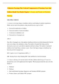 NURSING 3425 Pediatric Nursing The Critical Components of Nursing Care 2nd Edition Rudd Test Bank &lpar;1&rpar;