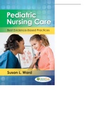 Pediatric Nursing Care - by Ward