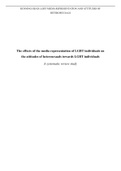 Systematic Review Study/Essay/Paper - Youth and Sexuality