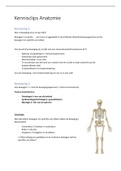 Uitgebreide samenvatting online Kennisclips 'Functionele Anatomie'