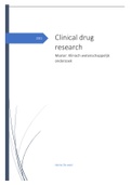 Samenvatting  Clinical drug research (UA_2032FBDBMW)