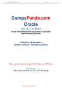 DumpsPanda New Release Oracle 1Z0-1077-20 Dumps