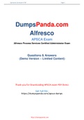  DumpsPanda New Release Alfresco APSCA Dumps