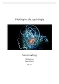 Samenvatting Inleiding tot de Psychologie