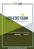 New CertsLand Adobe AD0-E312 Exam Dumps | Real AD0-E312 PDF Questions