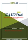 New CertsLand Amazon soa-c02 Exam Dumps | Real soa-c02 PDF Questions