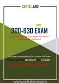 New CertsLand Cisco 300-630 Exam Dumps | Real 300-630 PDF Questions