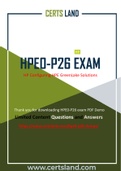 New CertsLand HP HPE0-P26 Exam Dumps | Real HPE0-P26 PDF Questions
