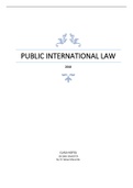 notes on public international law and private law