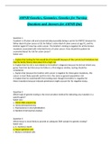 NUR 239 AMNH Genetics&comma; Genomics&comma; Genetics for Nursing Questions and Answers for AMNH Quiz