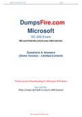 100&percnt; Sucess Guaranted in Microsoft SC-300 Dumps -  SC-300 PDF Questions