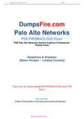 100% Sucess Guaranted in Palo Alto Networks PSE-PrismaCloud Dumps -  PSE-PrismaCloud PDF Questions
