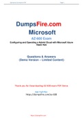 100% Sucess Guaranted in Microsoft AZ-600 Dumps -  AZ-600 PDF Questions