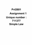Pvl2601 family law assignment 1 - 2021