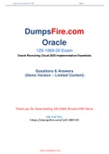 100% Sucess Guaranted in Oracle 1Z0-1069-20 Dumps -  1Z0-1069-20 PDF Questions