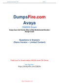 100% Sucess Guaranted in Avaya 33820X Dumps -  33820X PDF Questions