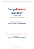 100% Sucess Guaranted in Microsoft PL-400 Dumps -  PL-400 PDF Questions