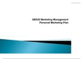 Purdue University Global GB-530 Marketing Management Unit 6 Assignment
