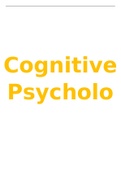Edexcel Psychology Cognitive Notes 2015 specification 
