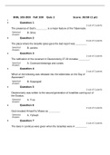BIBL 105 quiz 2 answers complete solutions