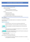 Samenvatting Methodiek Integrale Veiligheid