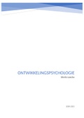 Taak Ontwikkelingspsychologie (5 cases+ bespreking boek)
