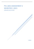 PVL2601  assignment 2 semester 1 2021