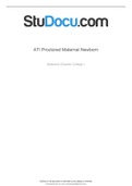  ATI Proctored Maternal Newborn 2021 docs 