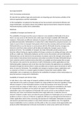 Summary  Unit 1 - The Business Environment